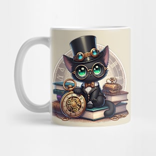 Steampunk Cat - Made by AI Mug